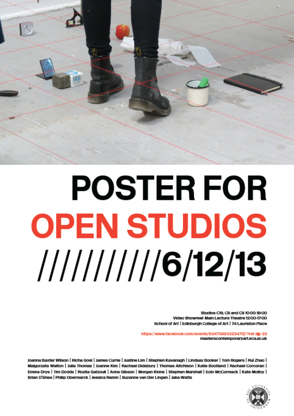 Open Studios 2013 Poster